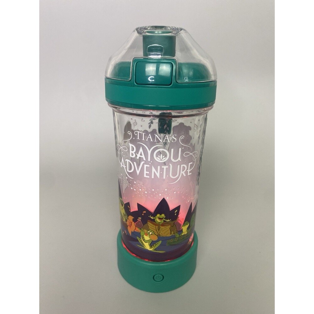 Disney Tiana’s Bayou Adventure Light Up 18oz Water Bottle Princess & Frog